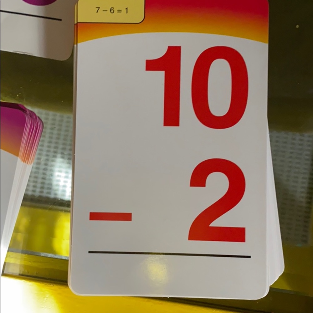 Math Flash Cards - Picture 6 of 10